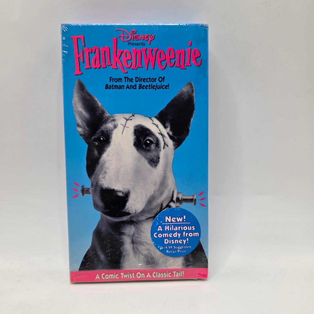 Disney Frankenweenie VHS Tim Burton Live Action Short Sparky Shelley Duvall